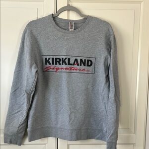 Kirkland Signature Heather Gray Sweatshirt (Men Large/Women Medium)
